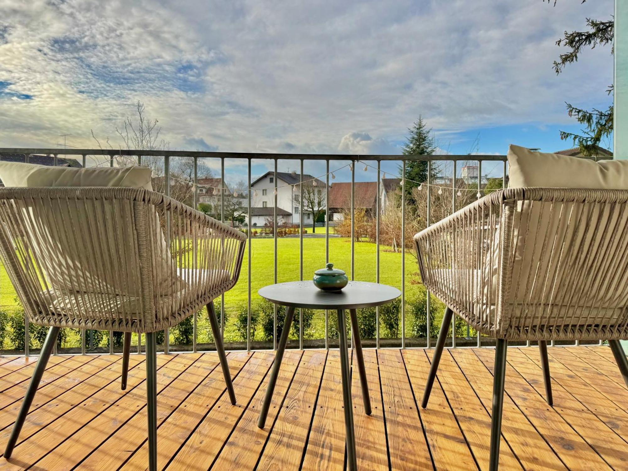 Flair Apartments Vorarlberg - Stilvolles Wohnen Nahe Bodensee & Alpen - Kueche, Balkon & Gratis Parkplatz Bregenz Exteriér fotografie