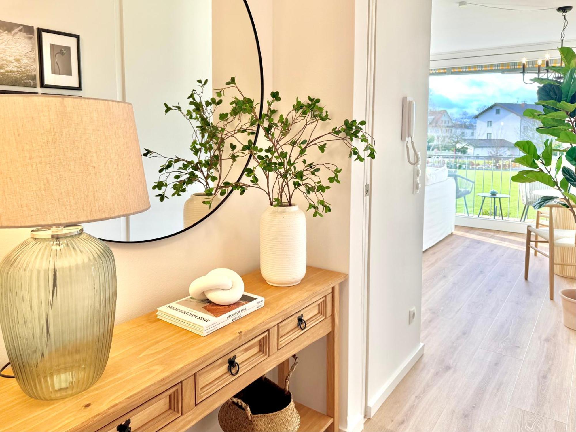 Flair Apartments Vorarlberg - Stilvolles Wohnen Nahe Bodensee & Alpen - Kueche, Balkon & Gratis Parkplatz Bregenz Exteriér fotografie